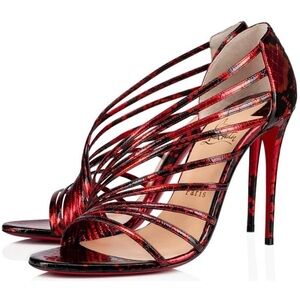Christian Louboutin 100 Norina Ayers Metalgloss EU 38 US 7.5/8